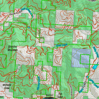 Montana HuntData LLC Montana Bighorn Sheep Hunting District 123 Land Ownerhip Map digital map