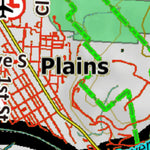 Montana HuntData LLC Montana Bighorn Sheep Hunting District 124 Land Ownerhip Map digital map