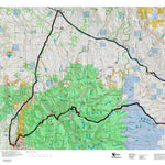 Montana HuntData LLC Montana Bighorn Sheep Hunting District 212 Land Ownerhip Map digital map