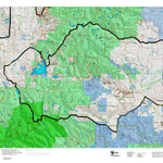 Montana HuntData LLC Montana Bighorn Sheep Hunting District 214 Land Ownerhip Map digital map