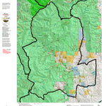 Montana HuntData LLC Montana Bighorn Sheep Hunting District 216 Land Ownerhip Map digital map