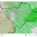 Montana HuntData LLC Montana Bighorn Sheep Hunting District 270 Land Ownerhip Map digital map