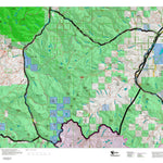 Montana HuntData LLC Montana Bighorn Sheep Hunting District 300 Land Ownerhip Map digital map