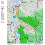 Montana HuntData LLC Montana Bighorn Sheep Hunting District 301 Land Ownerhip Map digital map