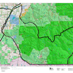 Montana HuntData LLC Montana Bighorn Sheep Hunting District 303 Land Ownerhip Map digital map