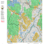 Montana HuntData LLC Montana Bighorn Sheep Hunting District 340 Land Ownerhip Map digital map