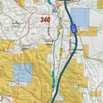 Montana HuntData LLC Montana Bighorn Sheep Hunting District 340 Land Ownerhip Map digital map