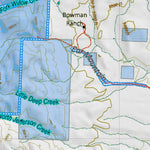 Montana HuntData LLC Montana Bighorn Sheep Hunting District 421 Land Ownerhip Map digital map