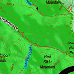 Montana HuntData LLC Montana Bighorn Sheep Hunting District 424 Land Ownerhip Map digital map