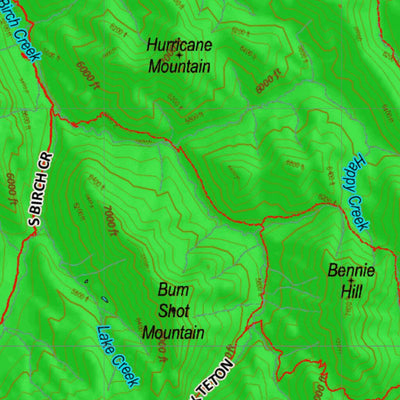 Montana HuntData LLC Montana Bighorn Sheep Hunting District 441 Land Ownerhip Map digital map