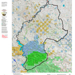 Montana HuntData LLC Montana Bighorn Sheep Hunting District 455 Land Ownerhip Map digital map