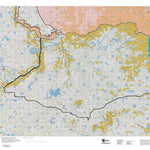 Montana HuntData LLC Montana Bighorn Sheep Hunting District 482 Land Ownerhip Map digital map