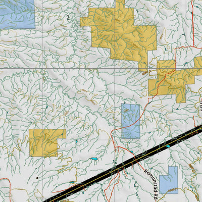 Montana HuntData LLC Montana Bighorn Sheep Hunting District 482 Land Ownerhip Map digital map