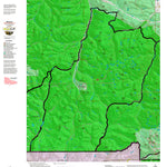 Montana HuntData LLC Montana Bighorn Sheep Hunting District 500 Land Ownerhip Map digital map