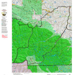 Montana HuntData LLC Montana Bighorn Sheep Hunting District 501 Land Ownerhip Map digital map