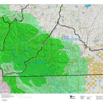 Montana HuntData LLC Montana Bighorn Sheep Hunting District 502 Land Ownerhip Map digital map