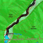 Montana HuntData LLC Montana Bighorn Sheep Hunting District 502 Land Ownerhip Map digital map