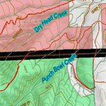 Montana HuntData LLC Montana Bighorn Sheep Hunting District 503 Land Ownerhip Map digital map