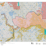 Montana HuntData LLC Montana Bighorn Sheep Hunting District 680 Land Ownerhip Map digital map