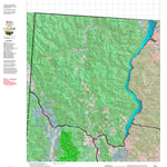 Montana HuntData LLC Montana Elk Hunting District 100 Land Ownerhip Map digital map