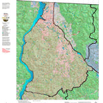 Montana HuntData LLC Montana Elk Hunting District 101 Land Ownerhip Map digital map