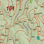 Montana HuntData LLC Montana Elk Hunting District 101 Land Ownerhip Map digital map