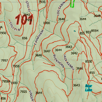 Montana HuntData LLC Montana Elk Hunting District 101 Land Ownerhip Map digital map