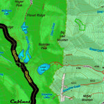 Montana HuntData LLC Montana Elk Hunting District 104 Land Ownerhip Map digital map
