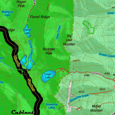 Montana HuntData LLC Montana Elk Hunting District 104 Land Ownerhip Map digital map