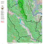 Montana HuntData LLC Montana Elk Hunting District 121 Land Ownerhip Map digital map