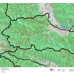 Montana HuntData LLC Montana Elk Hunting District 123 Land Ownerhip Map digital map