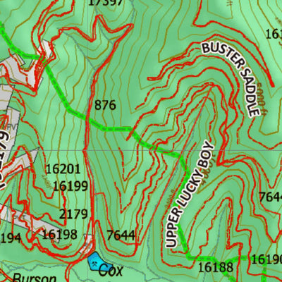 Montana HuntData LLC Montana Elk Hunting District 123 Land Ownerhip Map digital map
