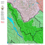 Montana HuntData LLC Montana Elk Hunting District 141 Land Ownerhip Map digital map