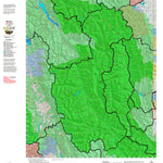 Montana HuntData LLC Montana Elk Hunting District 150 Land Ownerhip Map digital map