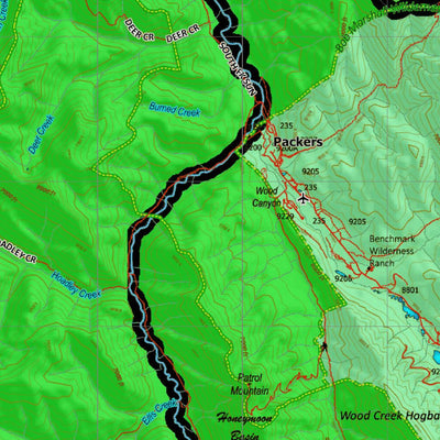 Montana HuntData LLC Montana Elk Hunting District 150 Land Ownerhip Map digital map