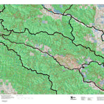 Montana HuntData LLC Montana Elk Hunting District 200 Land Ownerhip Map digital map