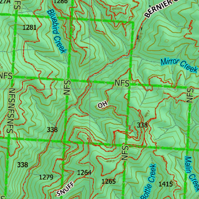 Montana HuntData LLC Montana Elk Hunting District 200 Land Ownerhip Map digital map