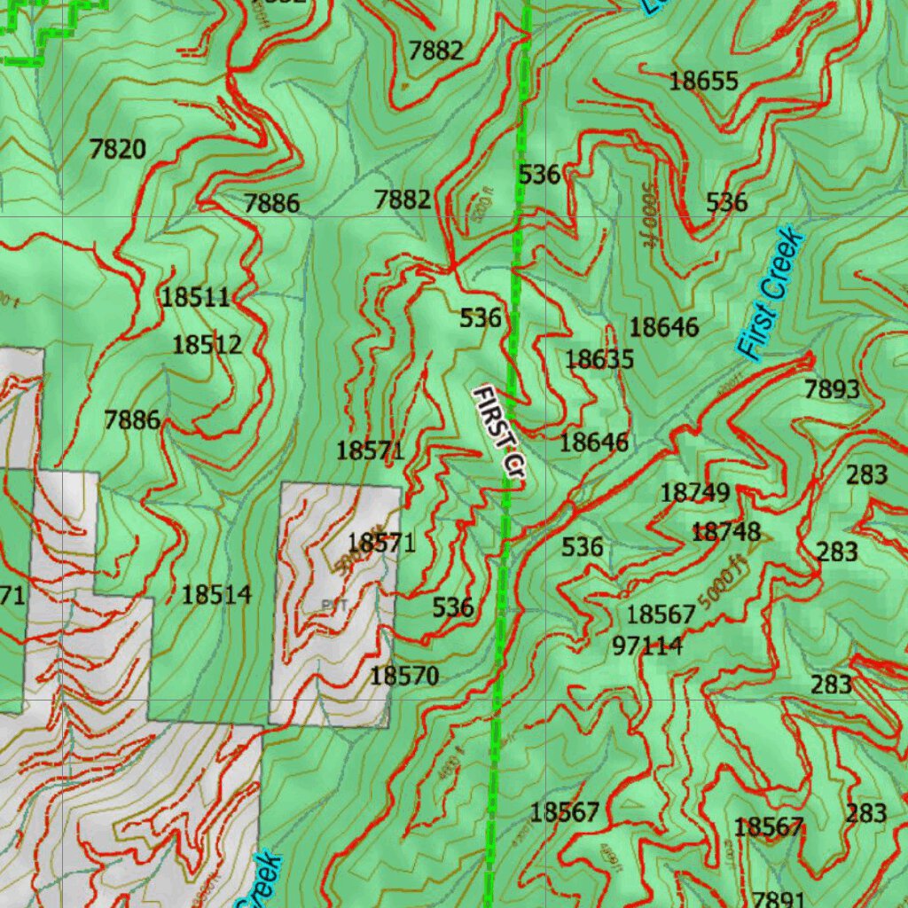 Montana Elk Hunting District 201 Land Ownerhip Map By Montana HuntData ...