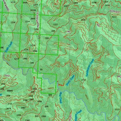Montana HuntData LLC Montana Elk Hunting District 202 Land Ownerhip Map digital map