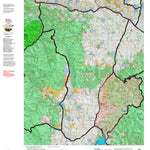 Montana HuntData LLC Montana Elk Hunting District 210 Land Ownerhip Map digital map