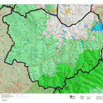 Montana HuntData LLC Montana Elk Hunting District 211 Land Ownerhip Map digital map