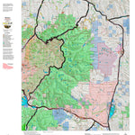 Montana HuntData LLC Montana Elk Hunting District 213 Land Ownerhip Map digital map