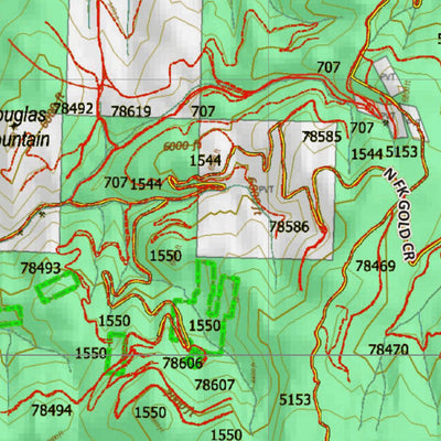 Montana HuntData LLC Montana Elk Hunting District 213 Land Ownerhip Map digital map