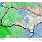 Montana HuntData LLC Montana Elk Hunting District 214 Land Ownerhip Map digital map