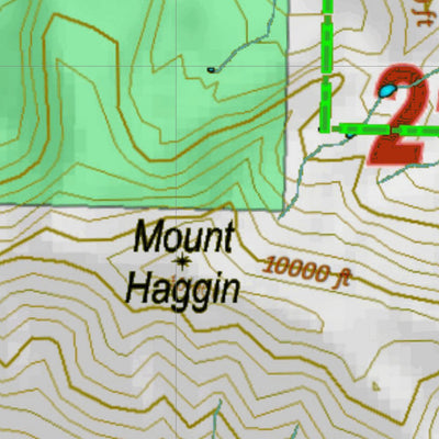 Montana HuntData LLC Montana Elk Hunting District 214 Land Ownerhip Map digital map