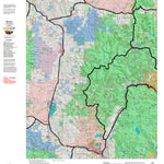 Montana HuntData LLC Montana Elk Hunting District 215 Land Ownerhip Map digital map