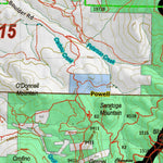 Montana HuntData LLC Montana Elk Hunting District 215 Land Ownerhip Map digital map