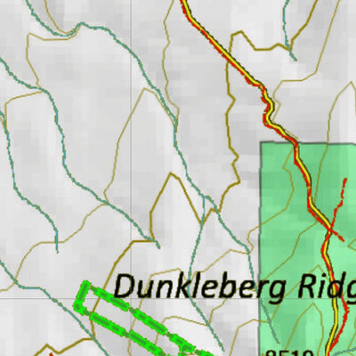 Montana HuntData LLC Montana Elk Hunting District 217 Land Ownerhip Map digital map