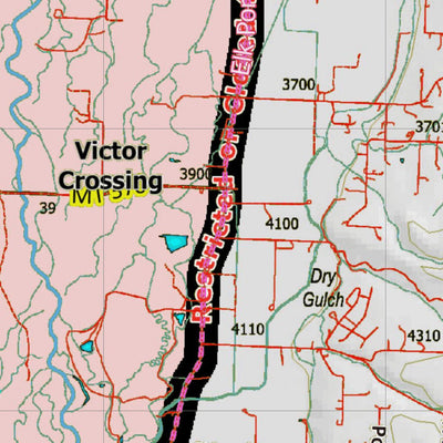 Montana HuntData LLC Montana Elk Hunting District 262 Land Ownerhip Map digital map