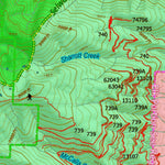 Montana HuntData LLC Montana Elk Hunting District 262 Land Ownerhip Map digital map